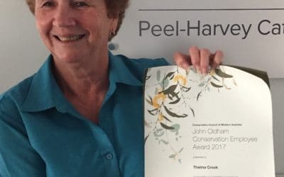 Winner of 2017 John Oldham Conservation Employee Award