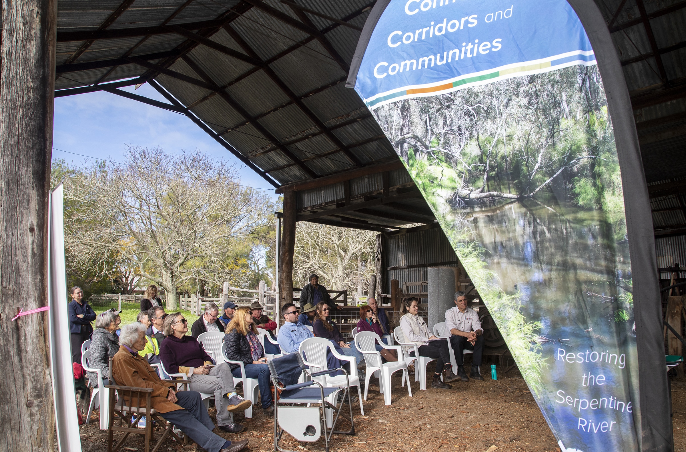 A Yarn in the Barn on the Serpentine River