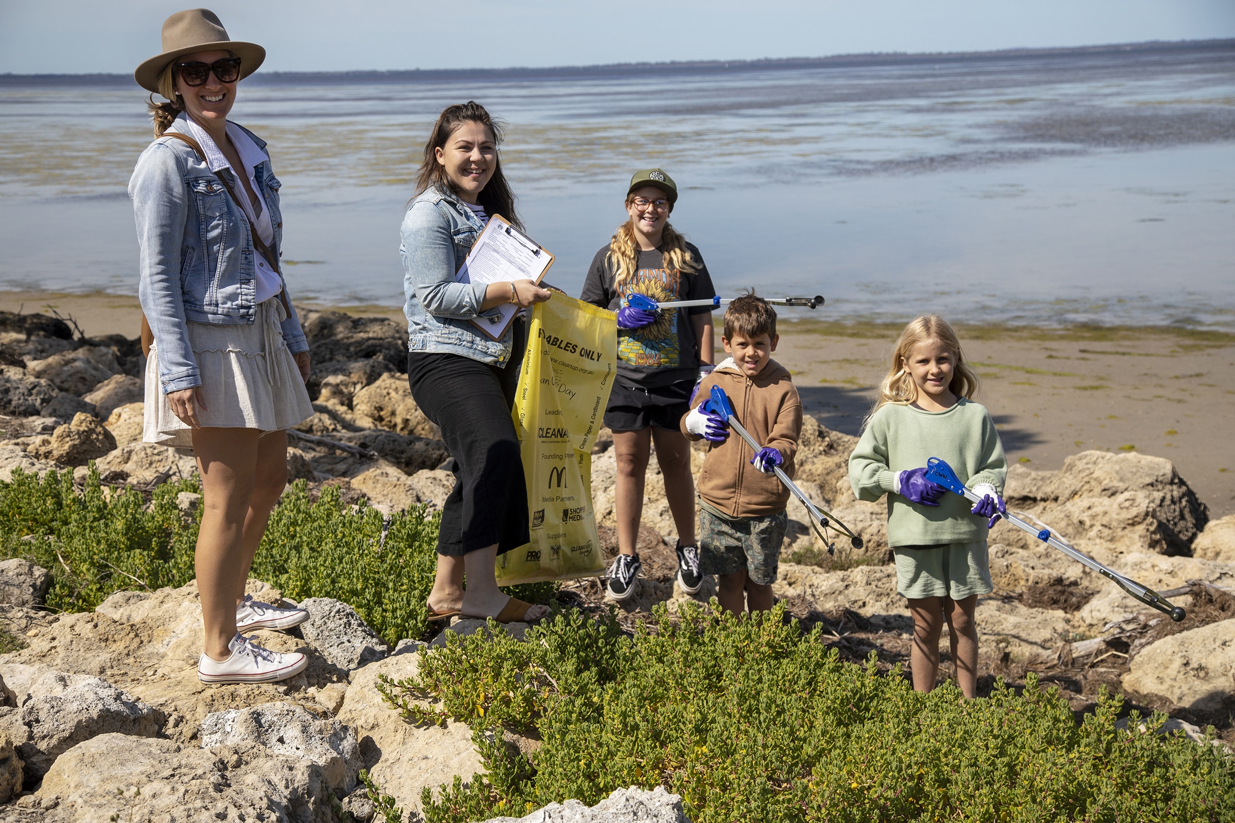 Clean Up Month: Waterside Foreshore, Coastal Waste Warriors
