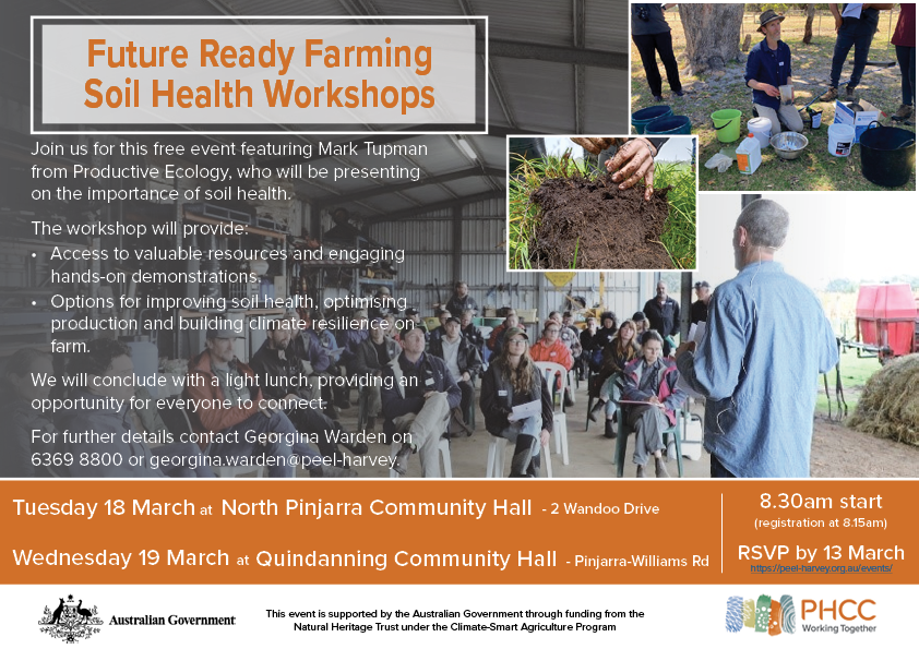 Future Ready Farming Soil Health Workshop – Quindanning