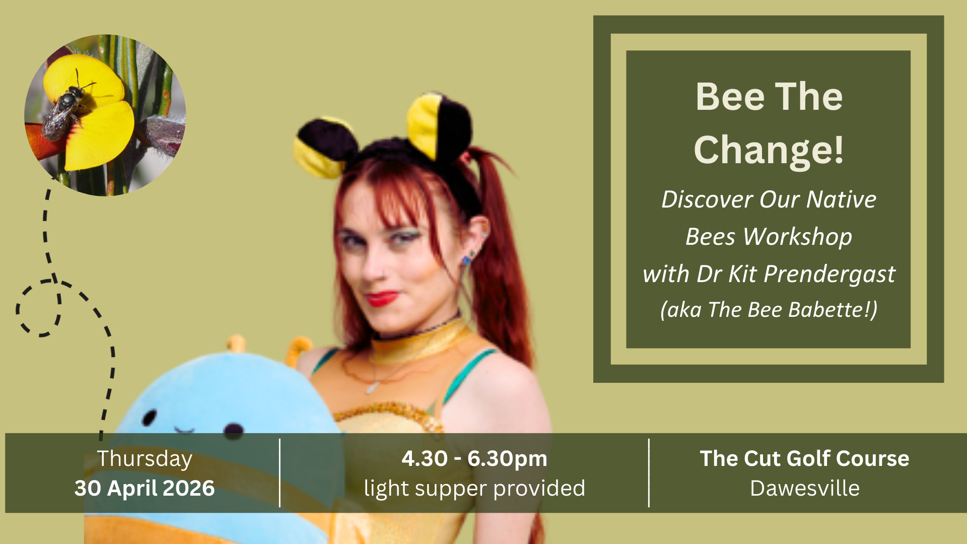 Bee The Change!  Discover Our Native Bees Workshop