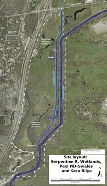 Peel Main Drain and Serpentine Wetlands ─ Hydrology and Drainage