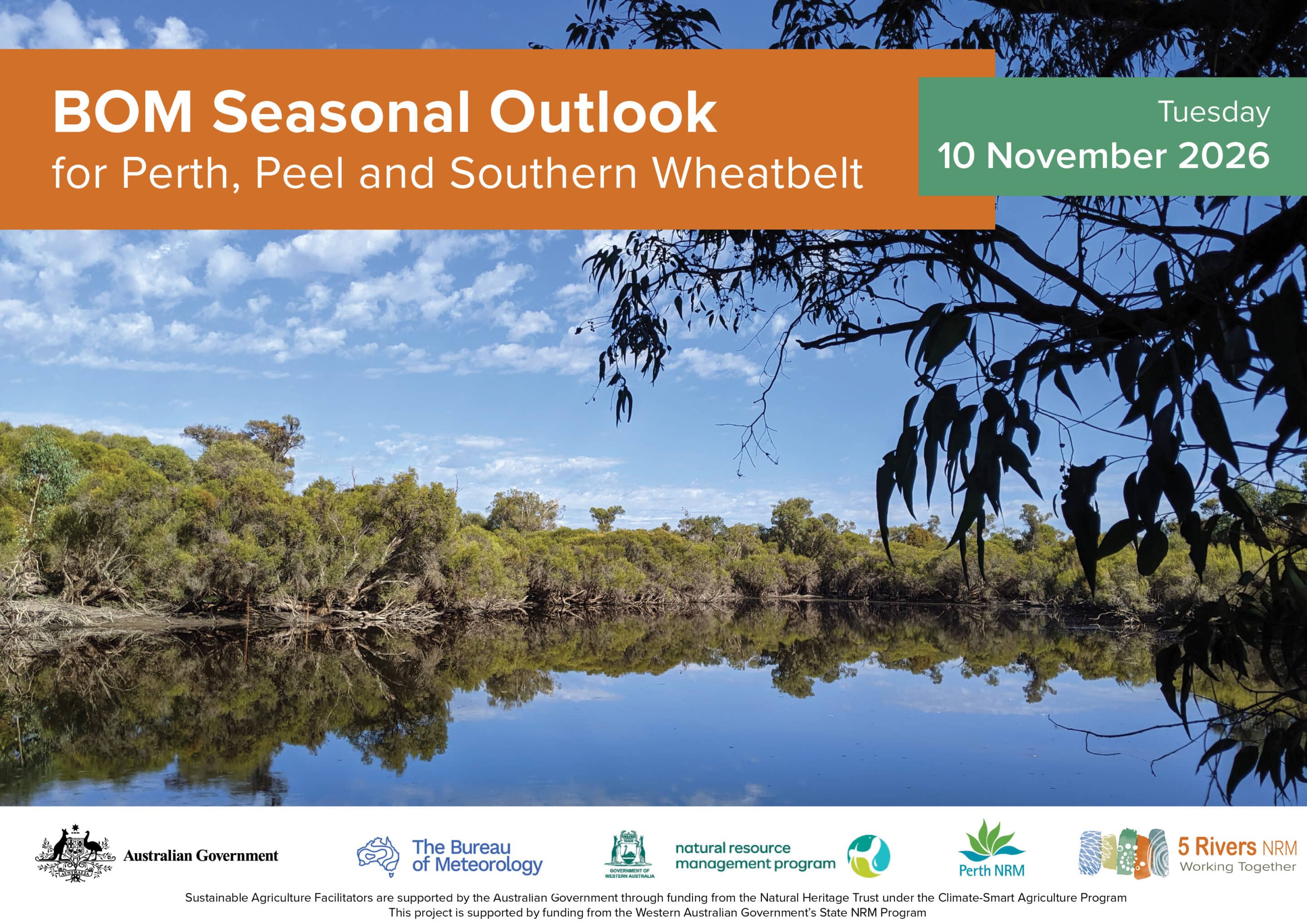 BOM Seasonal Outlook for Perth, Peel and Southern Wheatbelt